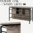Antique Oak & Sandy Gray Counter Height Table, 50lbs Weight Per Shelf 24.06 In. Deep Table In And Finish With Open Compartments