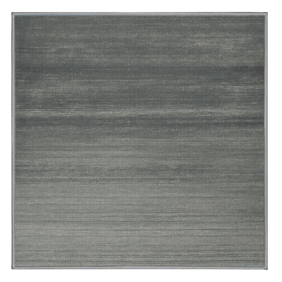 Tapis gris uni lavable à la machine
