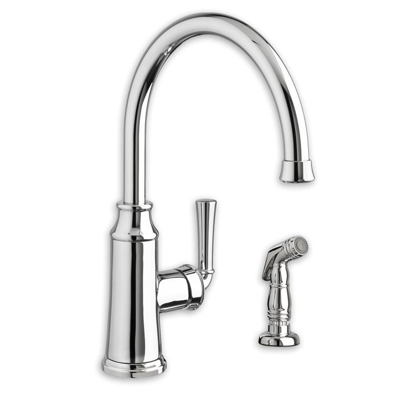 American Standard Portsmouth Kitchen Faucet with Side Spray, Chrome