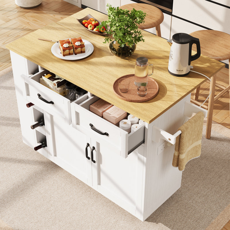 Wood Kitchen Island