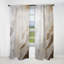 Or et gris abstrait ligne artistique III - Rideau moderne - Velours obscurcissant - 1 panneau-107831469