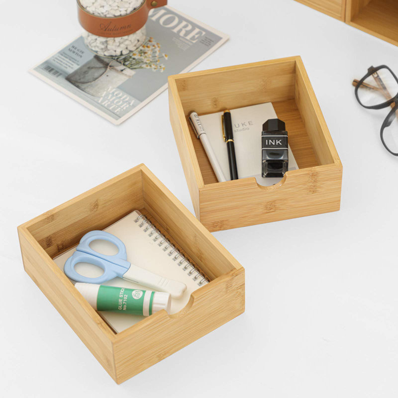 Bamboo Desk Organizer
