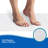 Kenney Stone Rubber Bath, Shower, and Tub Mat with Suction Cups, White
