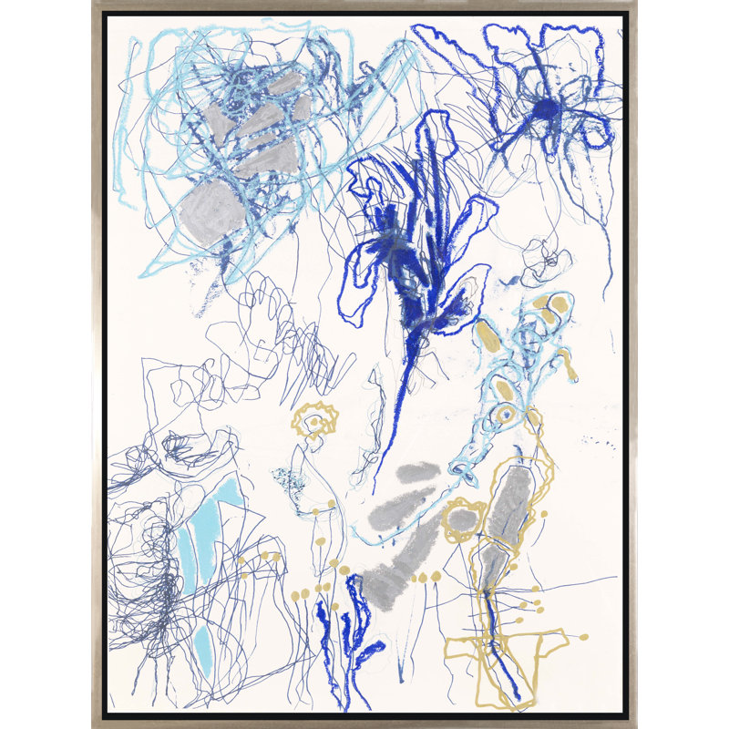 Doodle, Doodle, Doodle - peinture à cadre flottant sur toile