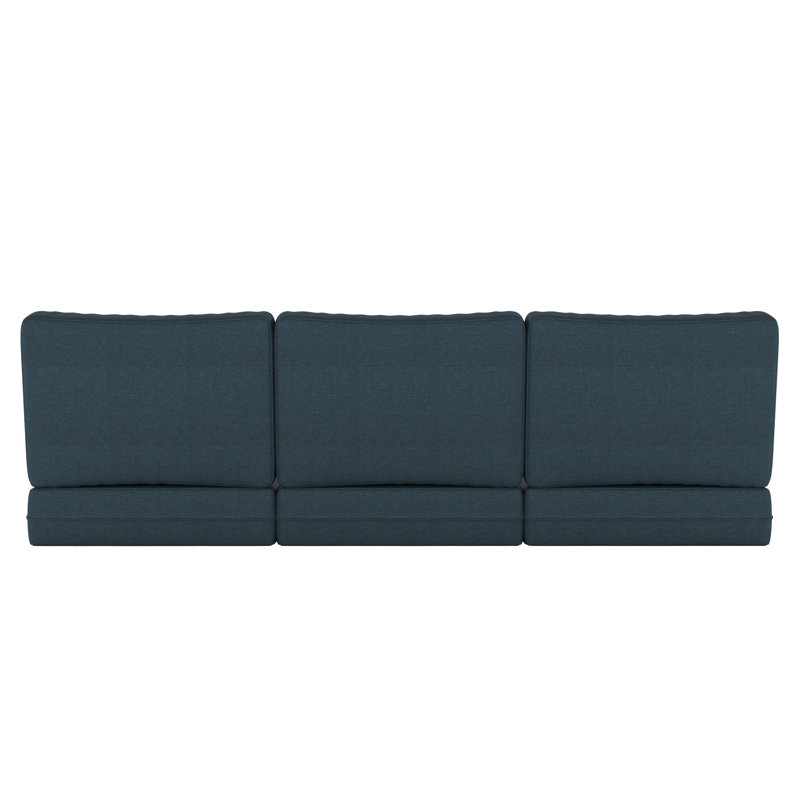 Sunbrella® Outdoor Sofa Seat / Back Cushion, Sunbrella Play Lagoon
