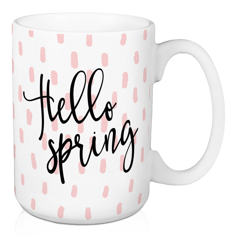 Grande tasse à café hello spring Gomer