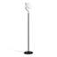Lampe sur pied géométrique noire Valo