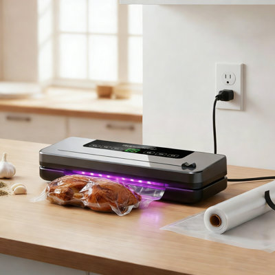 Économiseur automatique de nourriture humide sous vide avec 50 sachets