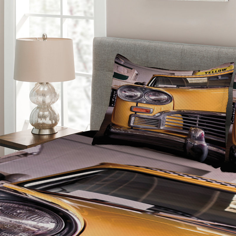Modern & Contemporary Polyester Coverlet, King Bedspread + 2 Shams