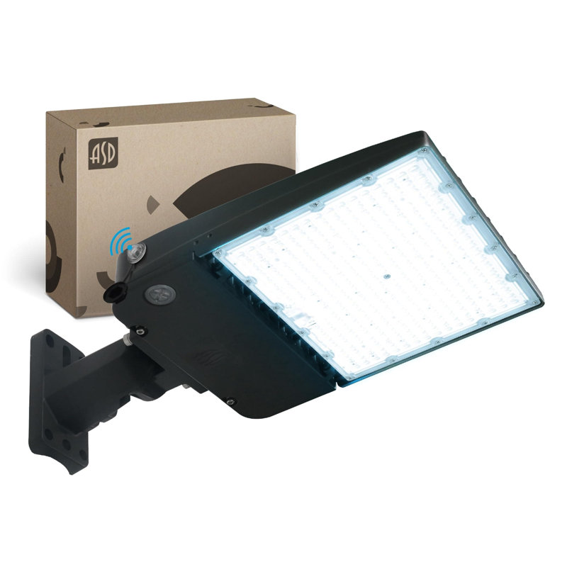 Et homologué UL pour zone de boîte à chaussures avec photocellule, luminaire 200W 30000LM 5000K à intensité variable, étanche IP66, 100-277V, support de bras inclus