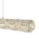 Rustica Crystal Dimmable CCT LED Chrome Chandelier