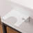 Vanity Table With Lighted Mirror And Power Outlet