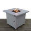 Table de foyer d'extérieur en acier 25 po H x 30 po l
