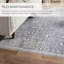 Tapis bleu / gris clair Devoria-2133136125