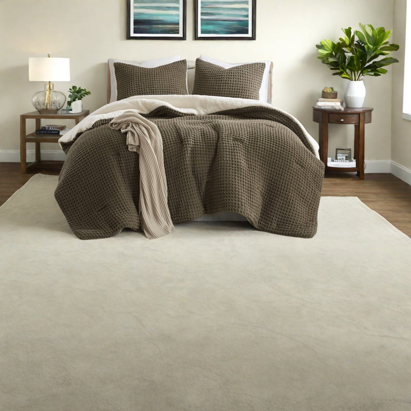 Ensembles de literie en chenille confortables, lit simple gaufré en polyester pour la maison