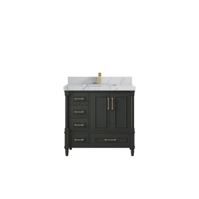 Aberdeen 36'' Single Bathroom Vanity with Top