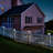 White Low Voltage Solar Powered Integrated LED Fence Post Cap Light 3.5 In. X 3.5 In. with Base Adapter Included Pack