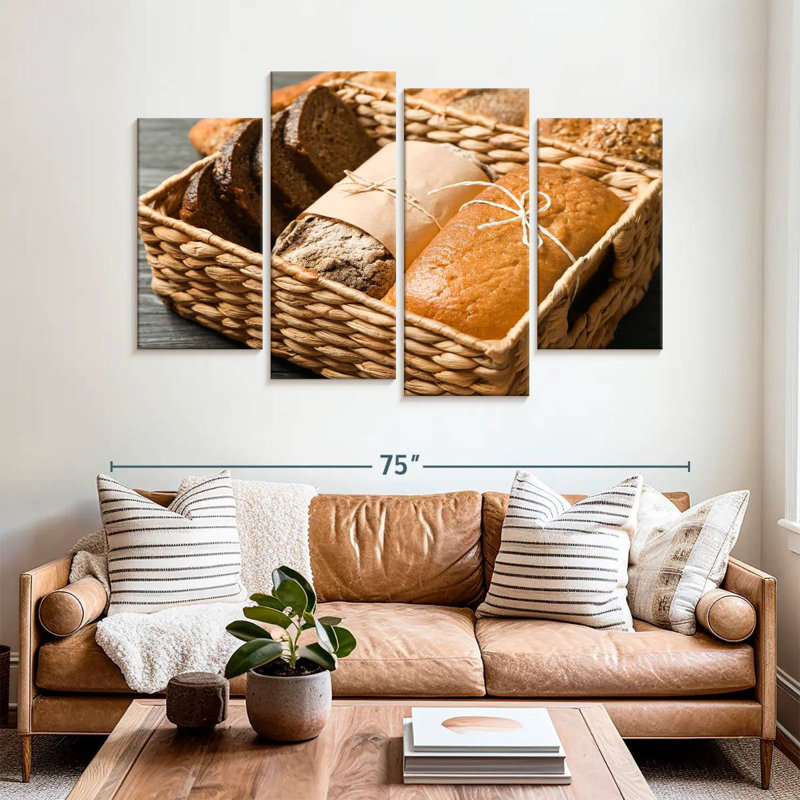 Yarlin Bread Gift Basket, 42" H x 68" W