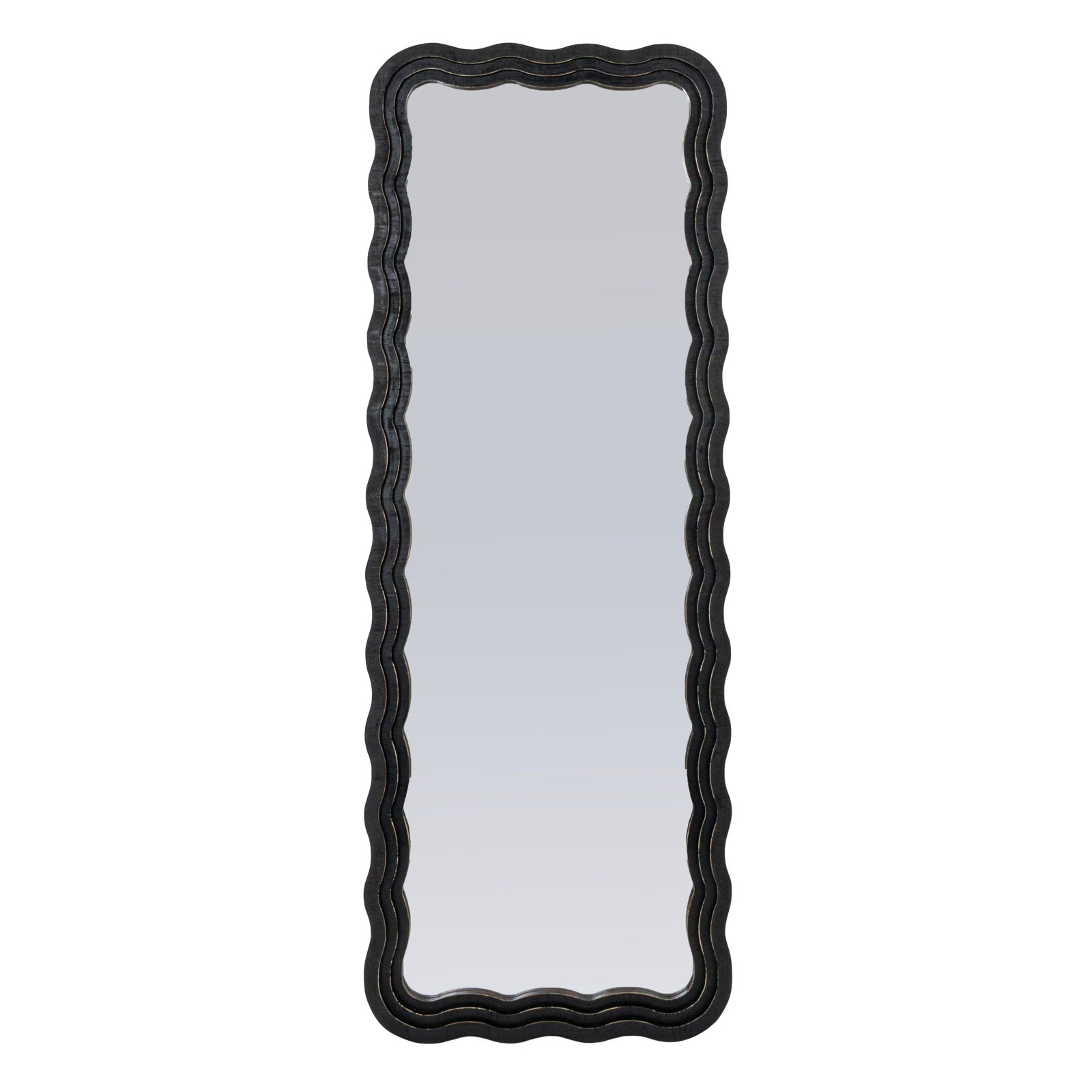 Wavy Framed Wall Mirror