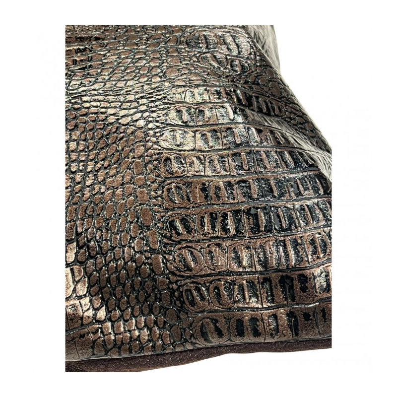 Housse de coussin en cuir Luxury, H 20 po x l 20 po