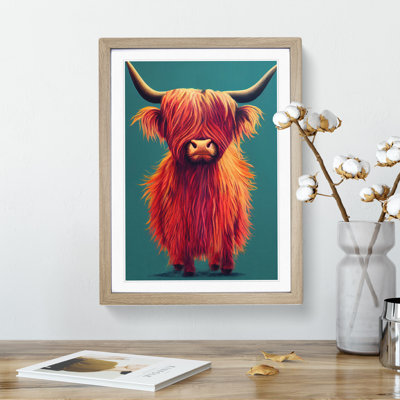 An Awesome Highland Cow - Framed Print
