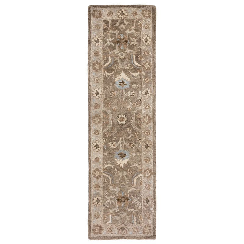 Tingley Hand Tufted Wool Pile Oriental Rug, Runner 2'3" x 8'