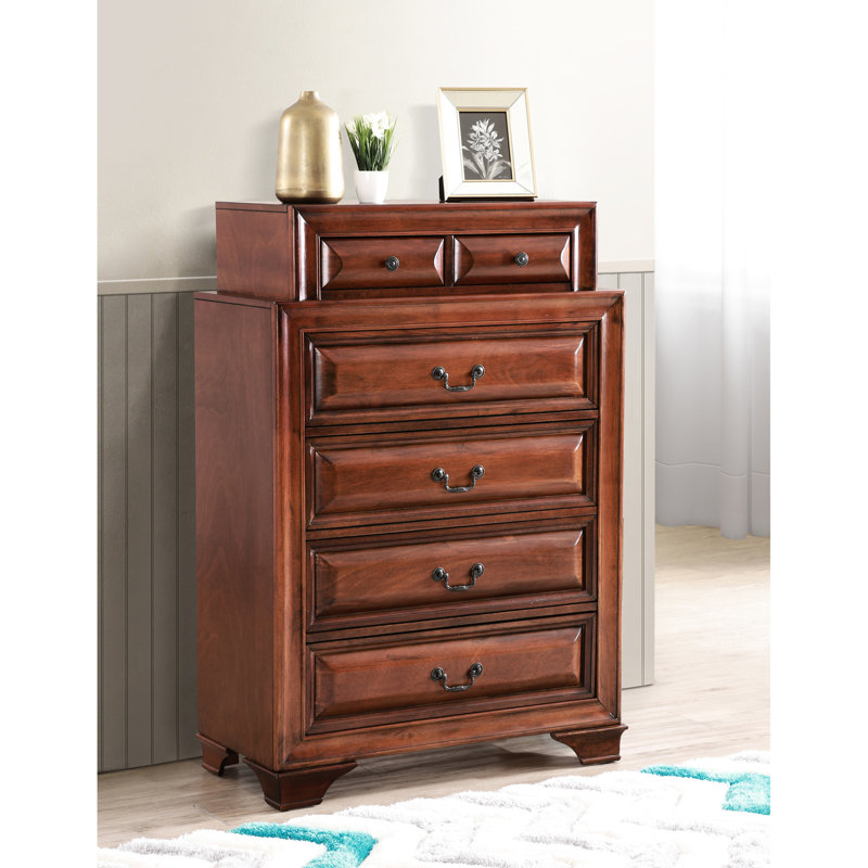 Coffre en chêne G8850: surface en bois véritable, construction, entièrement assemblé, revêtement de glissement amélioré en métal, conception, glissières de tiroir