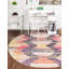  Tapis abstrait orange / gris-69787457