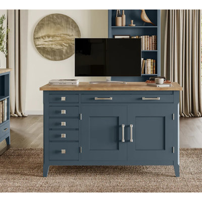 Kusilvak Solid Wood Solid Wood Computer Desk