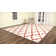 Tapis géométrique performance à poils longs Kalama Barcelona