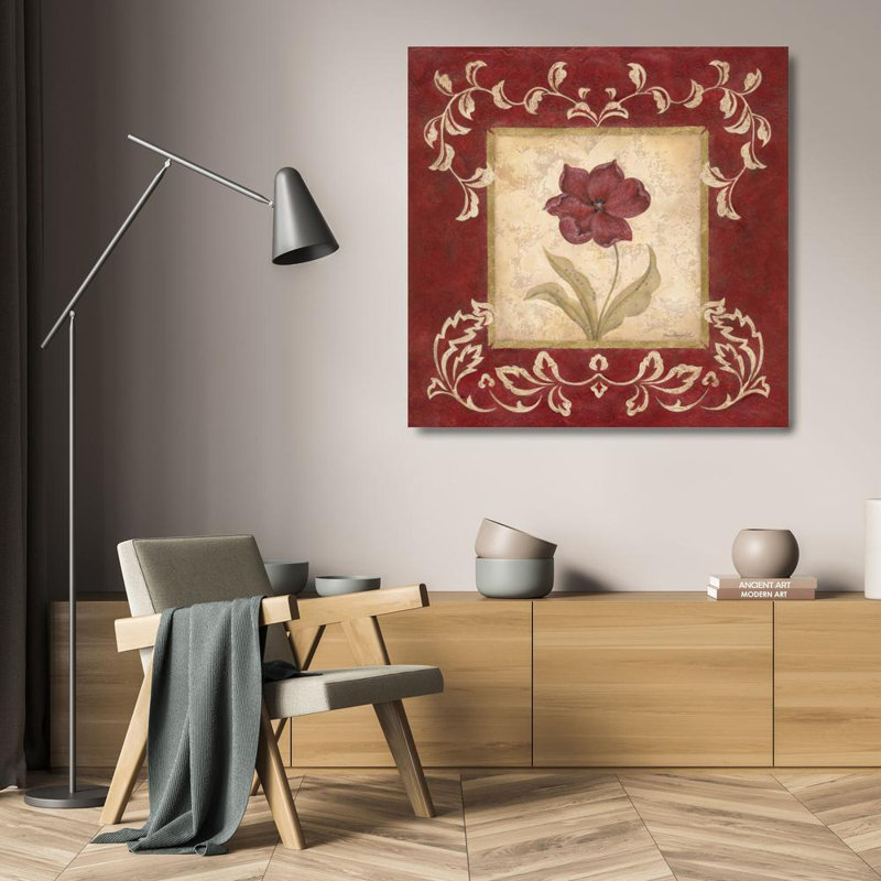 Art sur toile tendue avec Lark Manor ™ Carroll, Jane, Scarlet Shine II, H 20 po x l 20 po