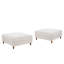 Rothsay Solid-Color Square Corduroy Ottoman(Set Of 2)-722625965