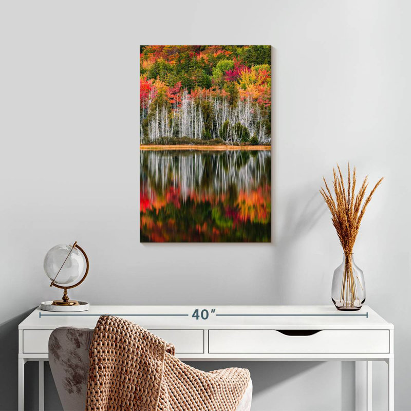 Forêt d'automne Alvord Acadia, H 24 po x l 16 po