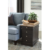 Annelyse 3 - Drawer End Table and Built-In Outlets