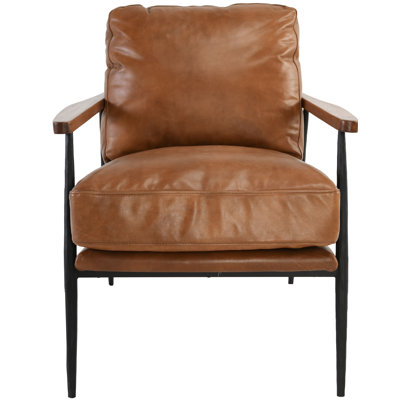 Christopher Leather Club Chair