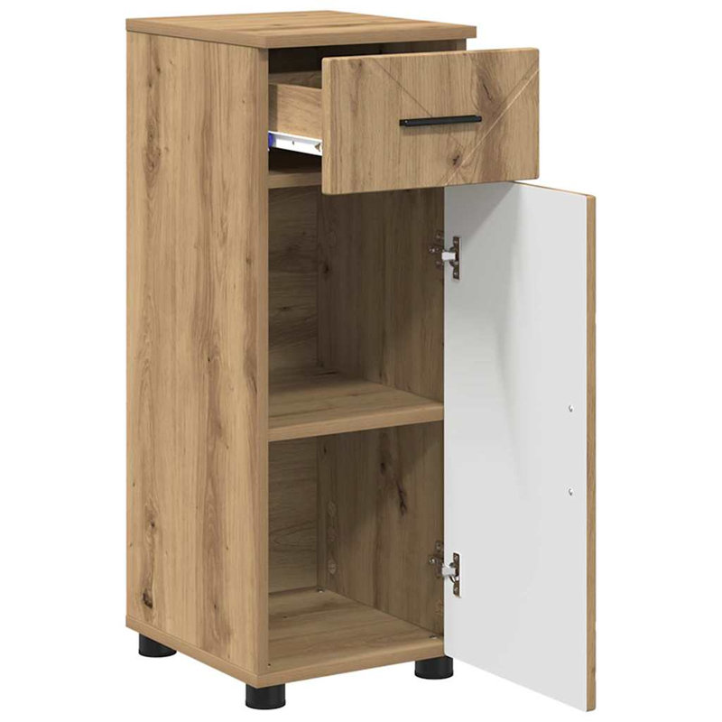 30cm Bathroom Vanity Base Only, Artisan Oak