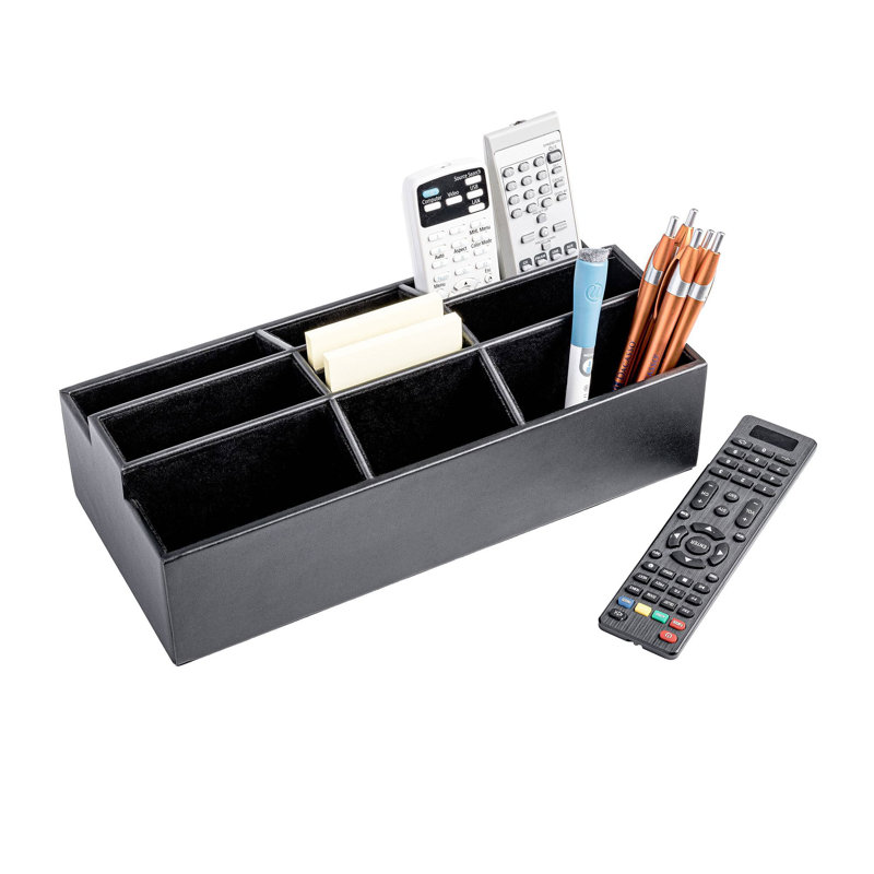 Polston Black Remote Control Holder