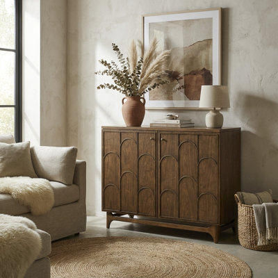 Console 2 portes en noyer Branscum
