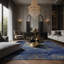 Tapis gris soyeux et moelleux-891312560