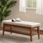 Banc de rangement rembourré Hahnville -602685183
