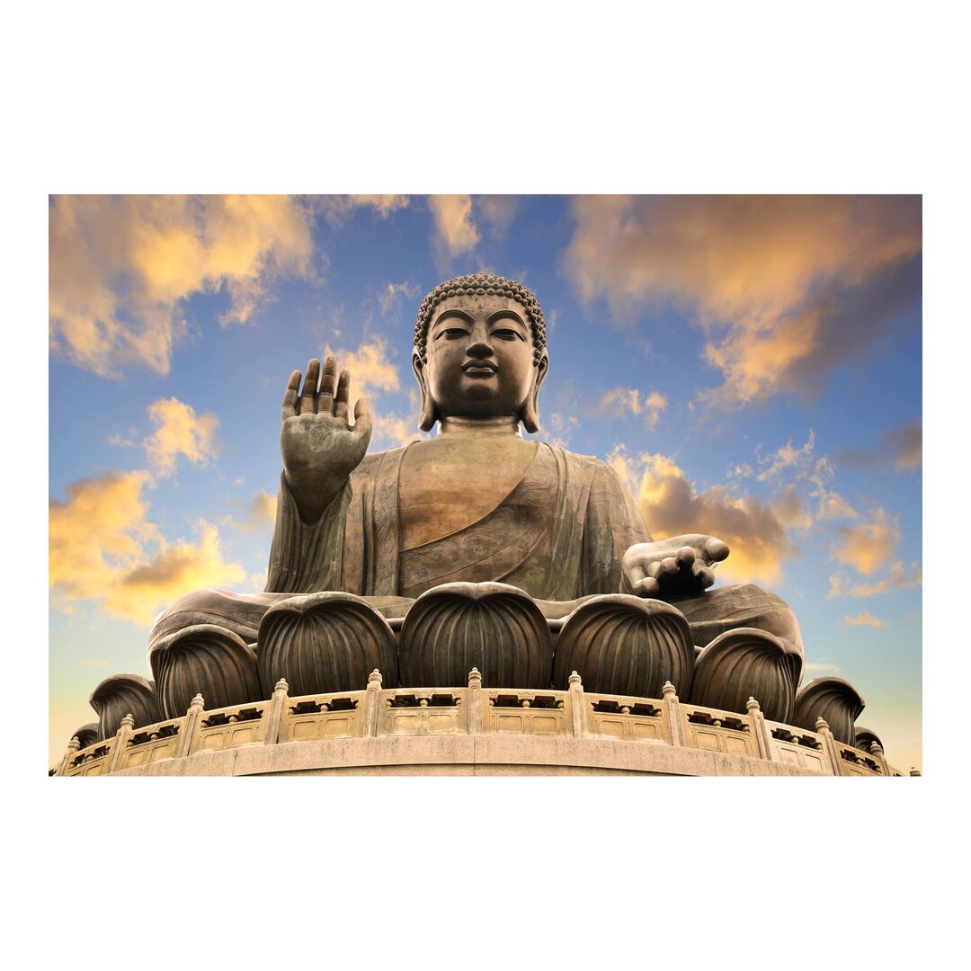 Strukturierte Fototapete Large Buddha 2,9 m x 432 cm