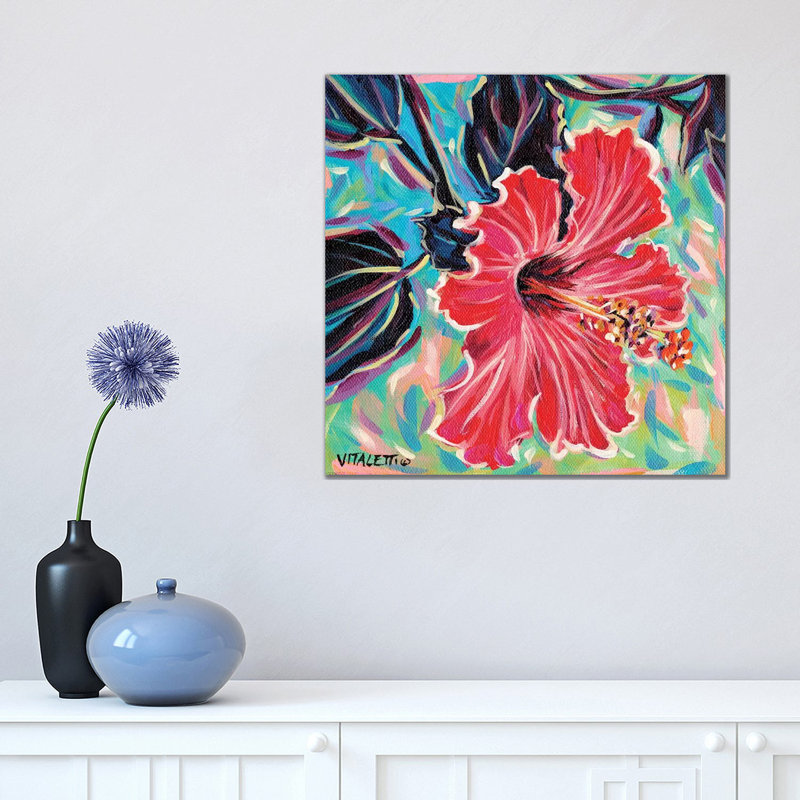 Hawaiian Beauty I 1 Piece Wrapped Canvas Painting, 45.72 cm H x 45.72 cm W x 3.175 cm D