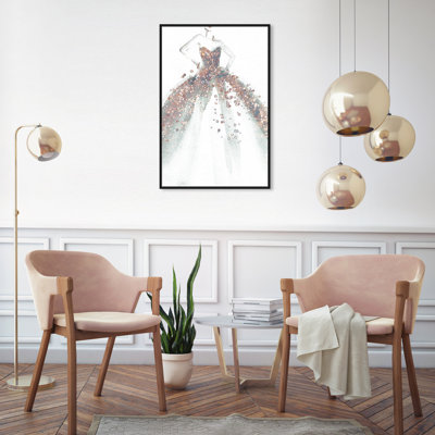 " Fashion And Glam Star Of The Ball, Glam Gold " by Oliver Gal
