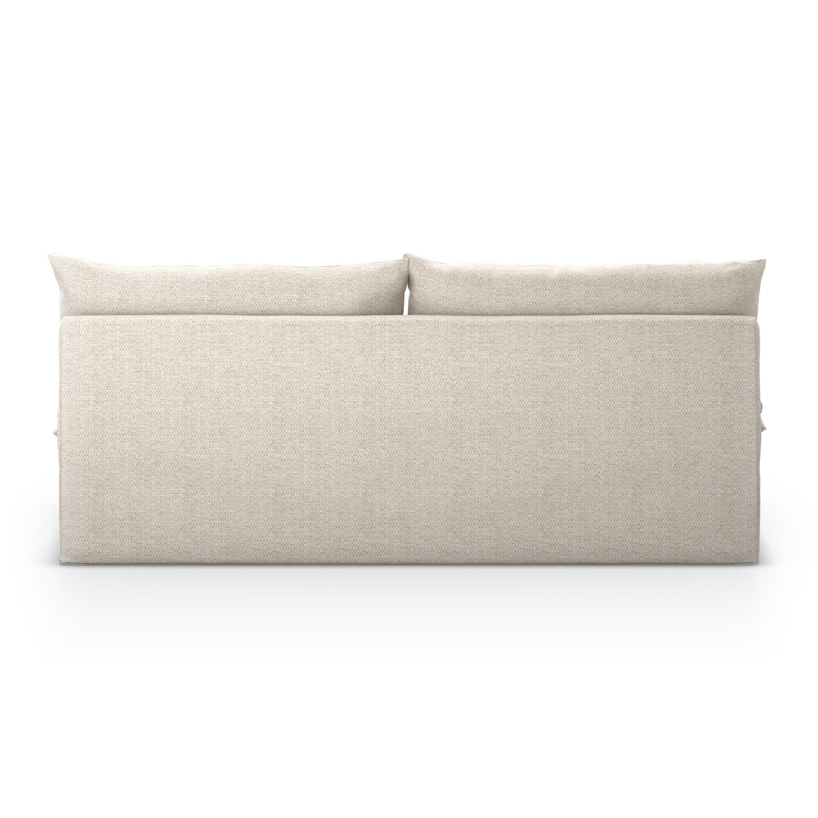 Jovian 72'' Wide Aluminum Loveseat with Cushions, Faye Sand