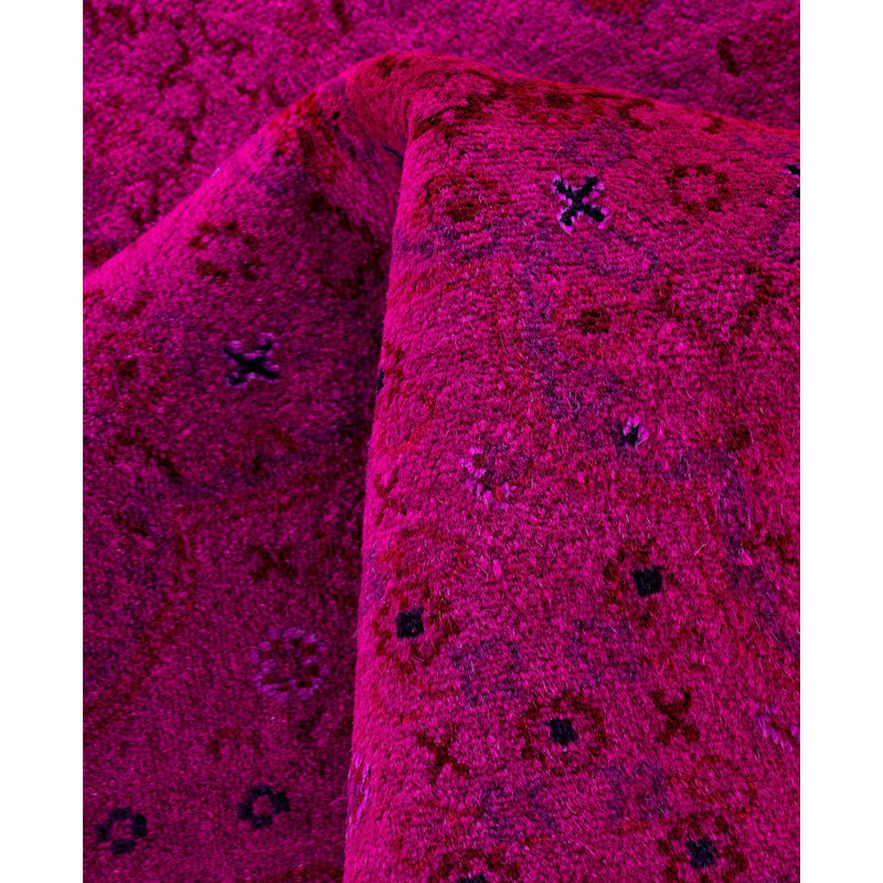 Overdyed One-of-a-Kind 8' 2" X 10' 3" Hand Knotted Area Rug