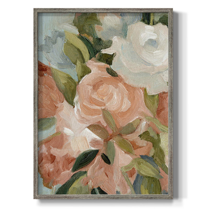 Motif rétro I, Non, Toile encadrée argent patiné