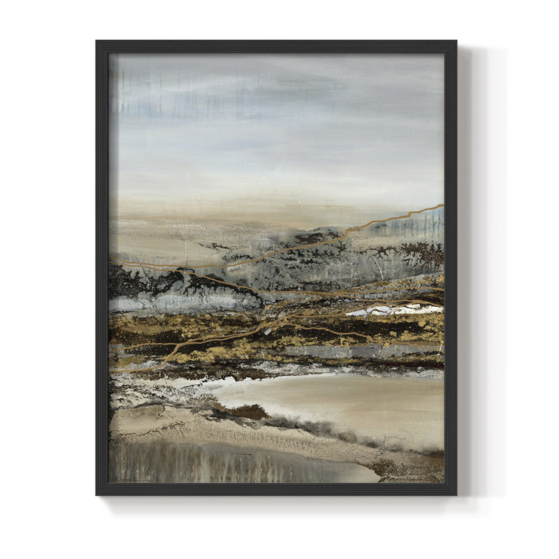 Annuel, impression encadrée en bois massif, H 10 po x l 8 po, Noir