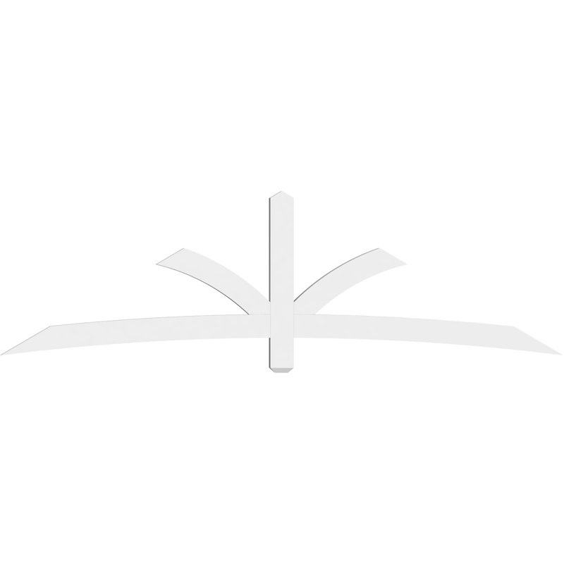 Support pour pignon Davenport, H 28 po x l 96 po (pas: 7/12), P 2 po x F 4 po, PVC