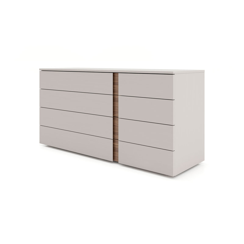Guimauve 60'' W 4 - Drawer Dresser, Chateau Gray