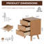 Table de chevet 3 tiroirs Modern Modern-581982460-581982461